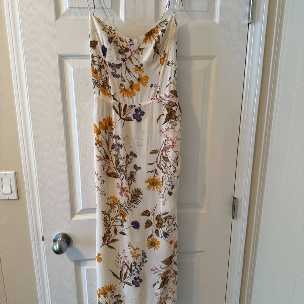 Reformation Cream Floral Maxi Dress - Picture 2 of 5